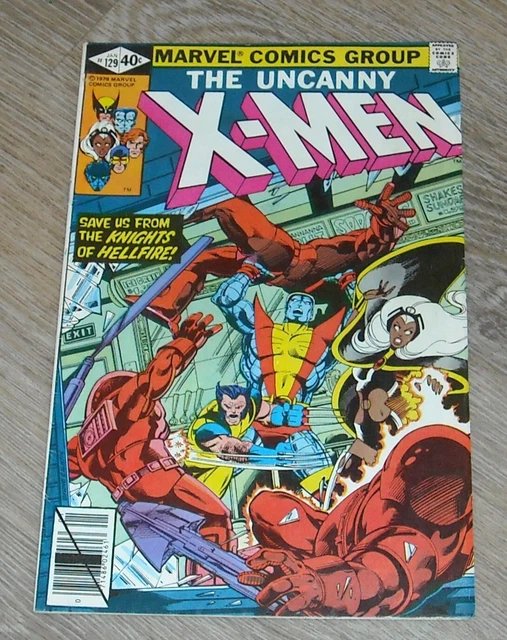 UNCANNY X-MEN # 129 MARVEL COMICS January 1980 EMMA FROST HELLFIRE CLUB 1st APP