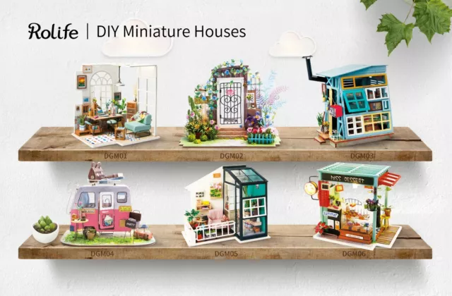 DIY Kit Bausatz Miniaturhaus Bastelset Modellbau Puppenhaus Kreatives Geschenk