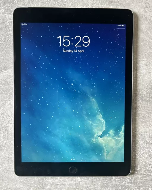 Apple iPad Air 2 16GB, Wi-Fi + Cellular (Unlocked), 9.7in - Space Grey