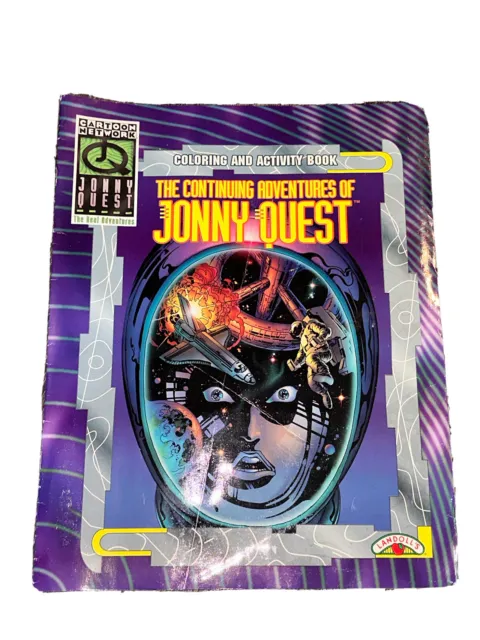 Cartoon Network Jonny Quest 1997 Continuing Adventures (UNUSED) Coloring Book