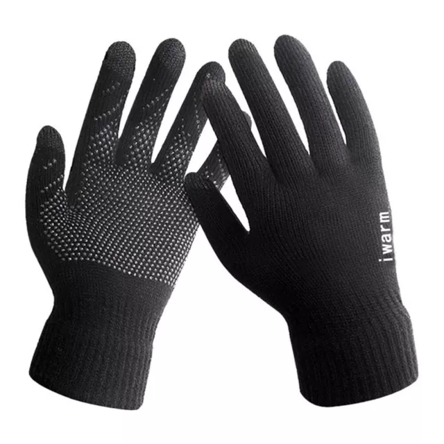 Biking Gloves Warm Thermal Mittens Men and Women Man Intelligent