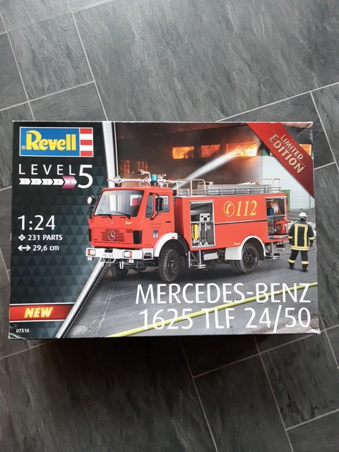 Revell Mercedes-Benz 1625 TLF 24/50 Modellbausatz - Feuerwehr-Legende Im Maßstab 1:24