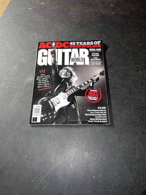 GUITAR WORLD MAGAZINE July 2025 AC/DC Angus Young Cover $11.96 - PicClick