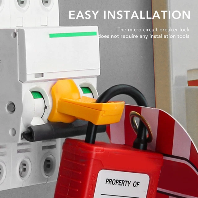 MINIATURE CIRCUIT BREAKER Lockout ABS Electrical Pinout Power Isolation ...