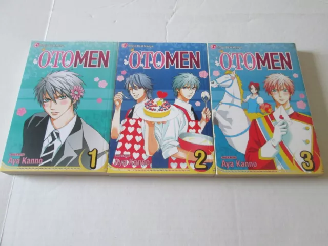 Otomen English Manga Lot of Volumes 1-3 Aya Kanno Viz Shojo Beat  VGUC