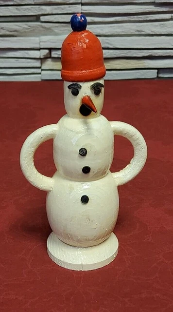 Räuchermann - Schneemann - sehr alt ( evtl. 1920 )