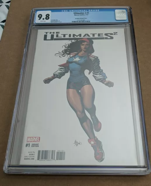 Ultimates 2 #1 (2016) Cgc 9.8 America Chavez, Mike Deodato 1:10 Teaser Variant