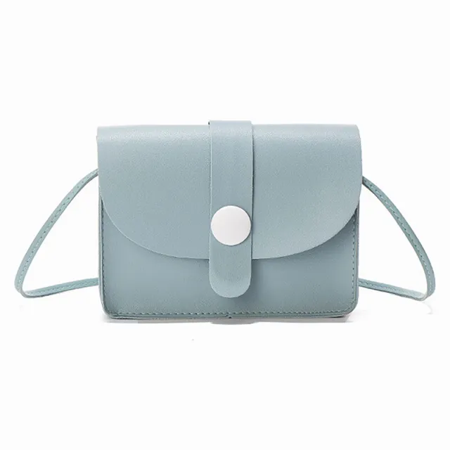 Fashion Simply PU Leather Crossbody Bag For Women Solid Color Shoulder Handbag