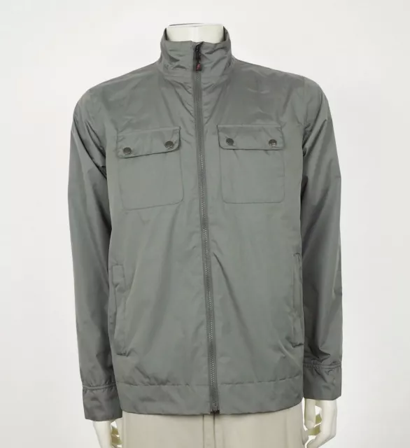 Quiksilver Mountain Division Gray Tech Blend Jacket Mens Medium