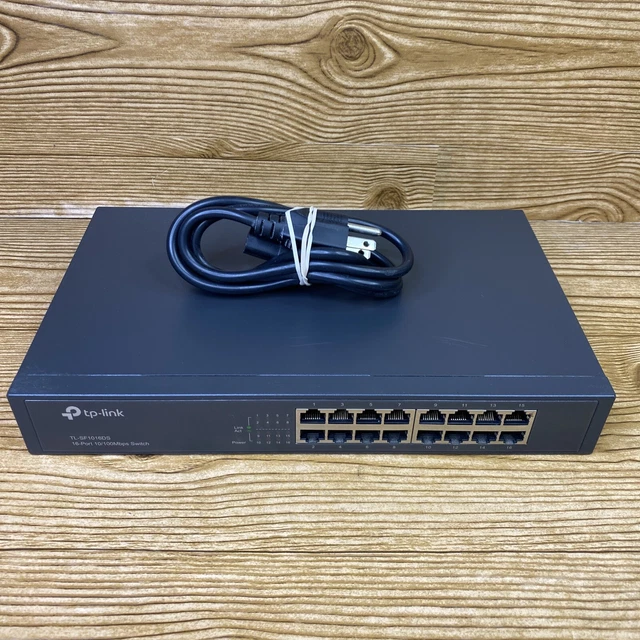 TP-LINK TL-SF1016DS 16-Port 10/100Mbps Desktop/Rackmount Switch