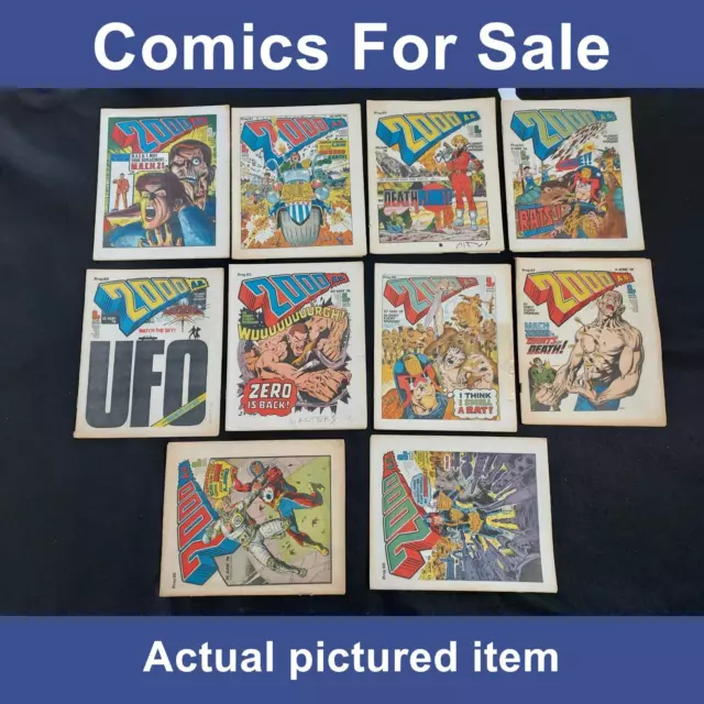 2000AD progs #60 61 62 63 64 65 66 67 68 69 - 10 comics from 1978 (LOT#11999)