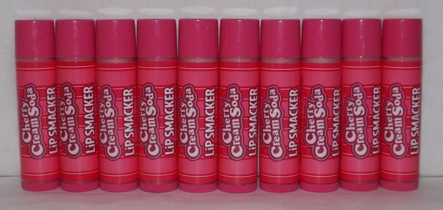 15 x LIP SMACKER Lip Balm ~ CHERRY CREAM SODA ~ Lot of 15 Bonne Bell Gloss