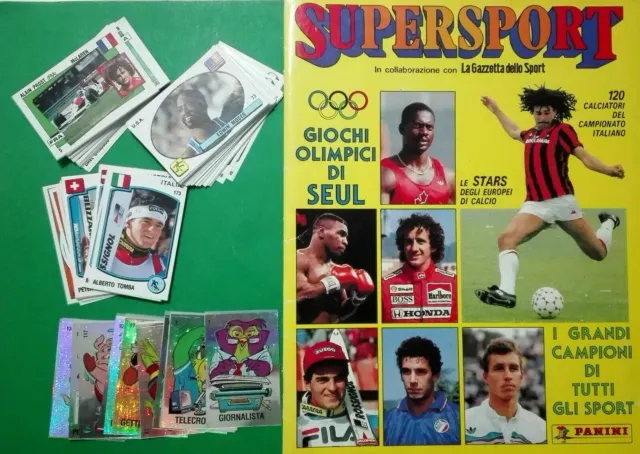 PANINI SUPERSPORT 1988 - Seoul 88 - choose your stickers - removed VGC - 1/204