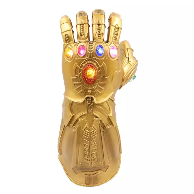 High Quality Infinity War stones LED Light Thanos Gloves Action Figure Avengers