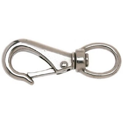Stainless Steel Rigid Round Eye Quick Snap, 3/4-In. -T7631434
