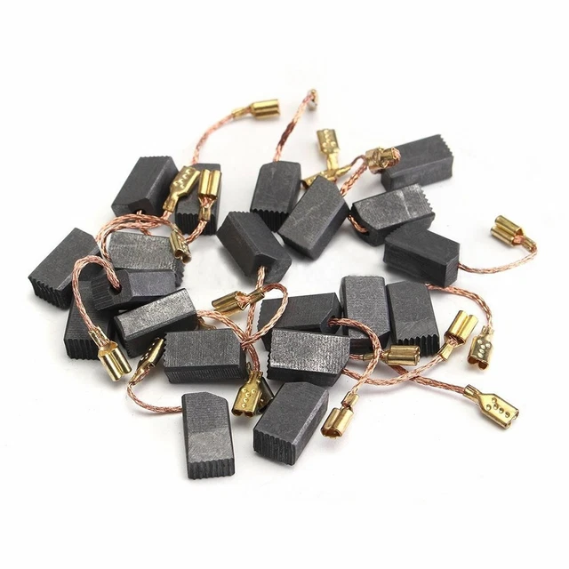 20 pz set di spazzole motore in carbonio in carbonio per utensili elettrici