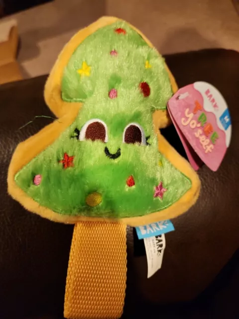 Tree Yo'Self Bark - Bark & Co. - Xmas Tree -  Plush - Squeak Dog Toy - M - New