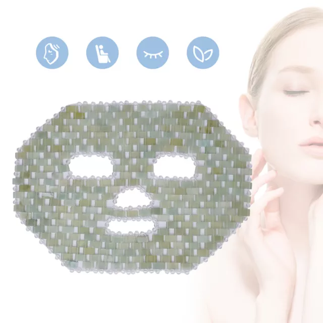 Maschera viso giada naturale anti-invecchiamento sonno viso maschera occhi verde chiaro nuova