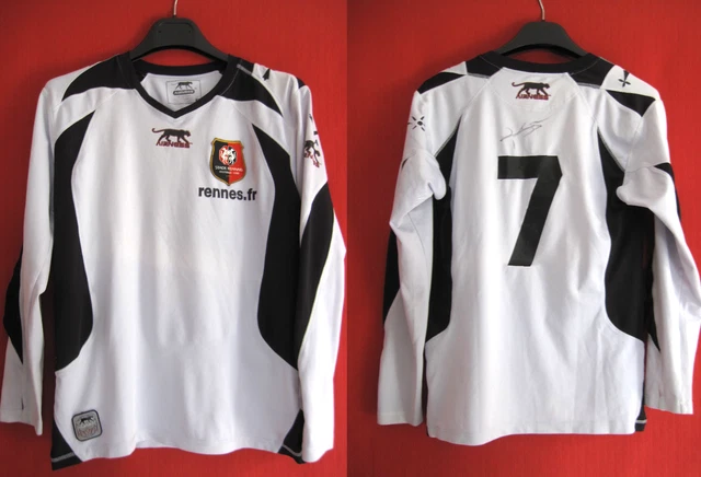 MAILLOT STADE RENNAIS Puma Rennes Vintage Pfizer Mecadox rouge domicile - 6 x 7 EUR 248,90 - FR