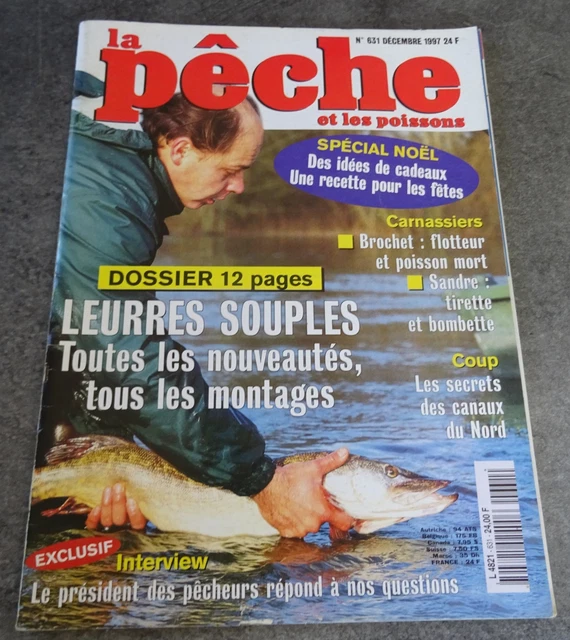 Lot 3 Magazines Anciens – La Pêche Et Les Poissons – Années 1983/88 – Bon état