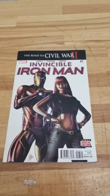 Invincible Iron Man #7 First Print Cameo Appearance Riri Williams Ironheart