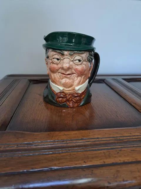 ROYAL DOULTON LARGE VINTAGE CHARACTER JUG ' Mr. Pickwick '  - Early ' A ' Mark .