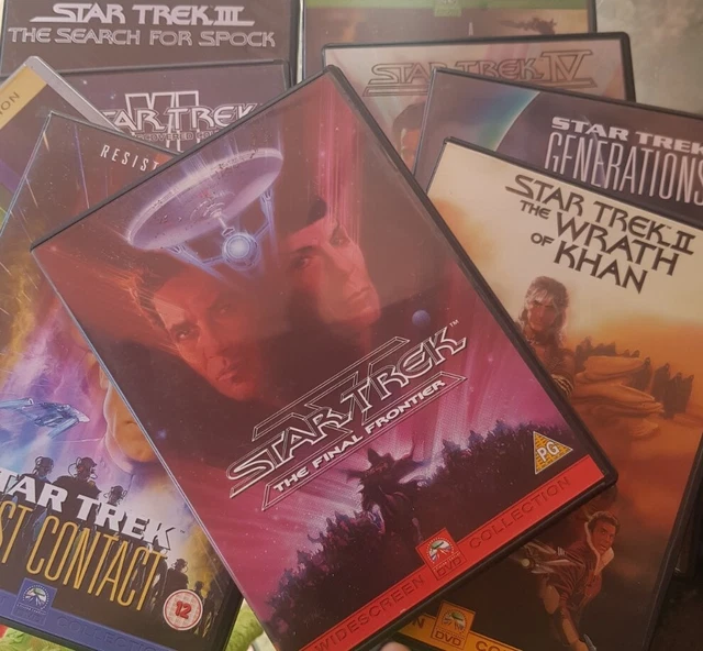 STAR TREK Widescreen  Collection DVD BUNDLE 9 DISKS All Excellent Condition