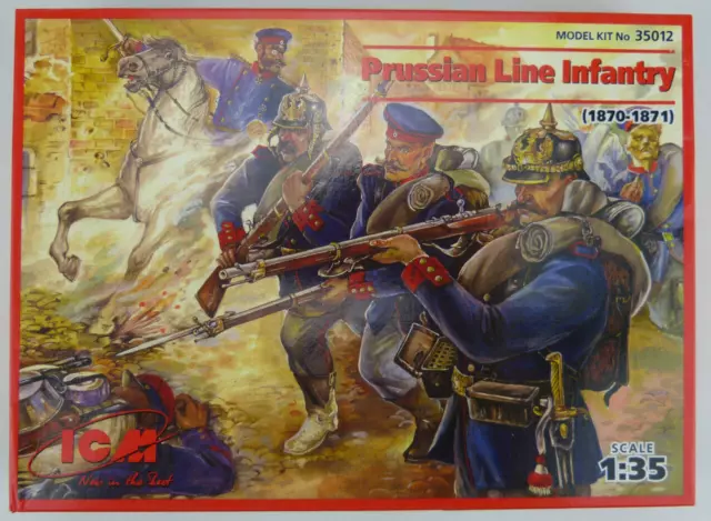 Bausatz "Prussian Line Infantry 1870 - 1871" ICM 35012 in OVP 1:35