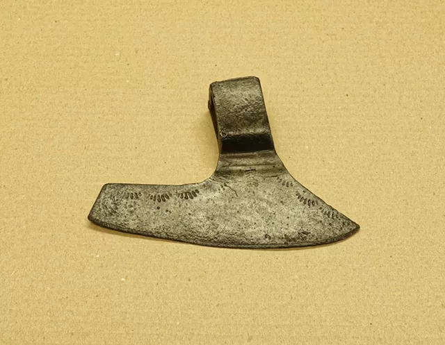 Post Medieval 18th Century Germanic Hand Forged Wrought Iron Bearded Axe Head