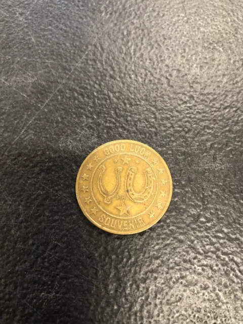 Seattle Good Luck Souvenir Coin from Ye Olde Curiosity Shop 2