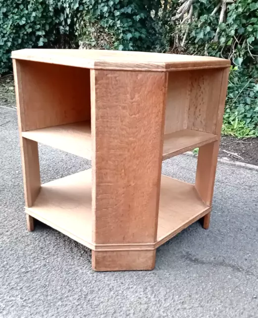 Heals of London 1930s Limed Oak Book Table