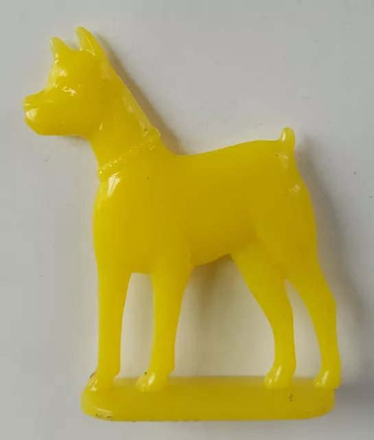 1954 Vintage Collectors Cracker Jack Prize Toy Doberman Dog Stand Up