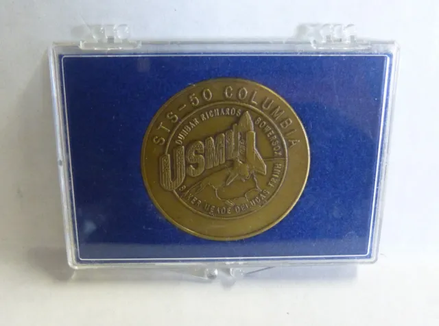 NASA Space Shuttle STS-50 Mission Coin Medallion New Era of Exploration USA NEW