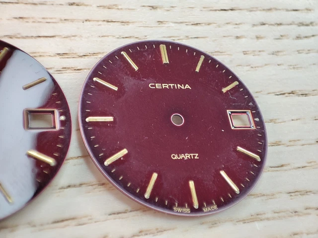 Cadran De Montre à Quartz Pour Infirmière - Lot De 2 Pièces En Verre Argenté - 3x3 Cm - Pour DIY Montre De Poche Ou Accessoire