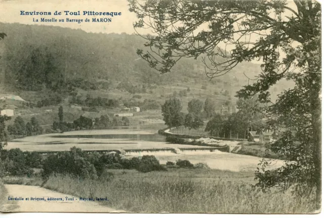 Postcard / Surroundings Of Toul La Moselle At Maron Dam + Stamp