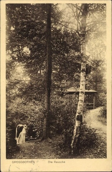 Ak Großbothen Grimma in Sachsen, die Rausche - 3579765