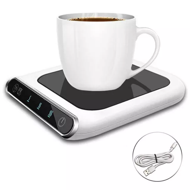 Electric Cup Heating Coaster Warmer Coffee Tea Milk Mug Beverage USB Heater Mat