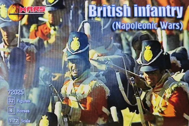 MARS British Infantry Napoleonic Wars 72025 1/72 Scale