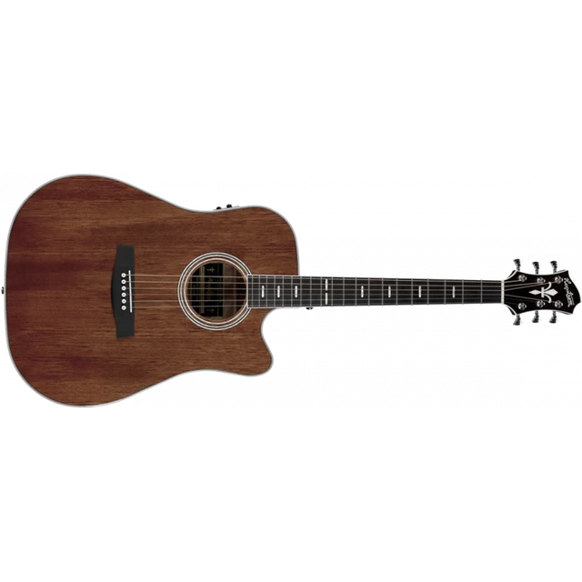 Hagstrom Mora II Dreadnought Ce Nat- Guitare électro-acoustique