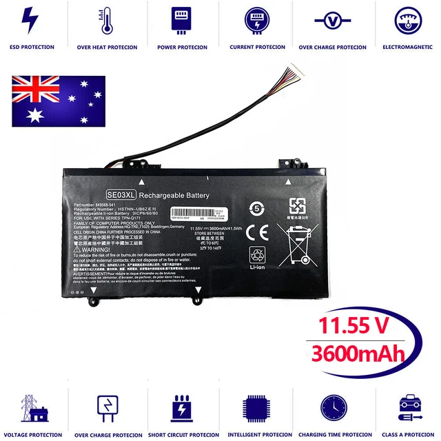 Batterie HP Pavilion 14-AL108TX Vhbw - 3500mAh 11,55V Li-ion