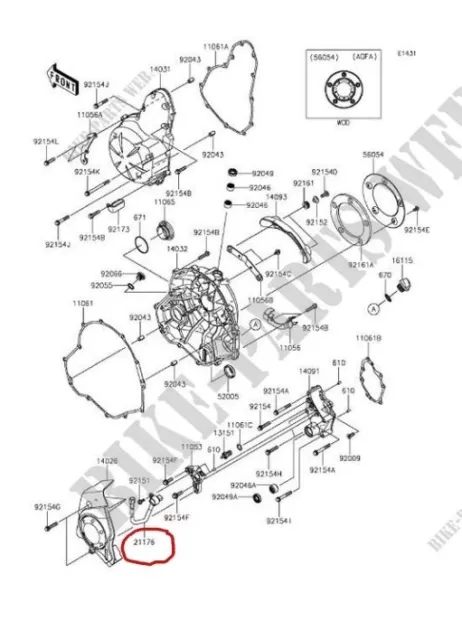 Kawasaki Sensore Velocità Vulcan/Z300/ER-6N '06/'10 Cod.211760065 2