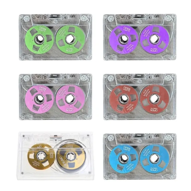 DURABLE DOUBLE SIDED Metal Blank Cassette Tape with 50 Minutes of