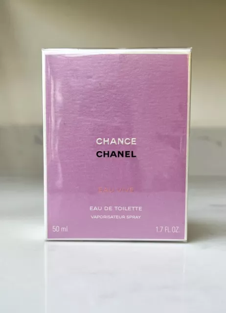 CHANEL CHANCE EAU VIVE Women 1.7oz / 50ml EDT Spray NEW FACTORY SEALED BOX