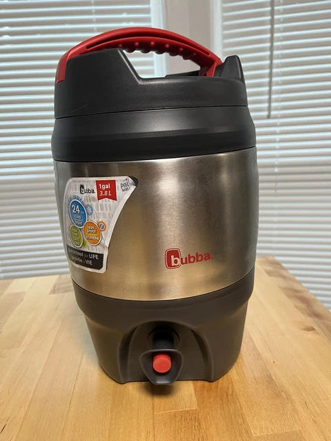Bubba 128oz. 1 Gallon Stainless Steel Insulated Thermos w/Spout Keeps Cold 24 Hr