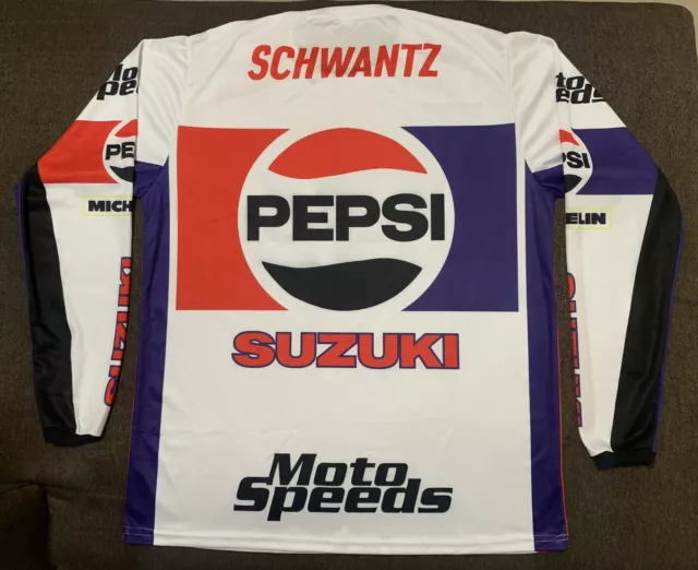 SUZUKI MOTOGP GRAND PRIX RG500 RGV250 RGV 500 Gamma Kevin Schwantz Jersey RG RGV