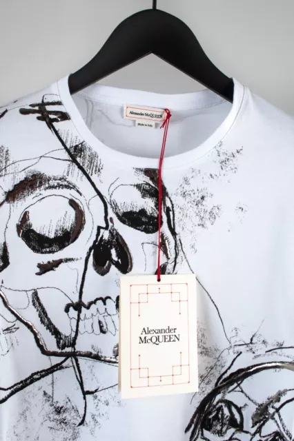 ORIGINAL ALEXANDER MCQUEEN White Shirt Top With Long Sleeves Size S ...