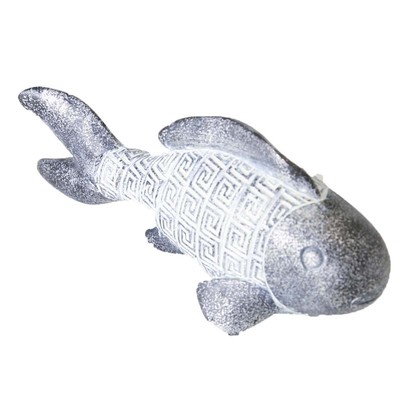Deko Fisch B-Ware Stein Look Dekoobjekt Skulptur Figur maritime Figur Baddeko 
