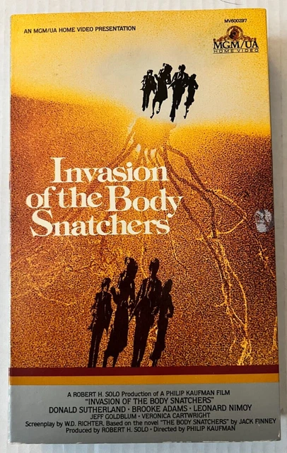 INVASION OF THE Body Snatchers Big Box CULT VHS Donald Sutherland invasion-of-the-body-snatchers-big-box-cult-vhs-donald-sutherland