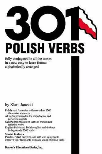 301 Polish Verbs (Barron's Verb Series) Janecki, Klara Buch
