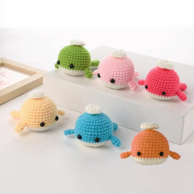 Set Per Creare Portachiavi Animali Kit All'uncinetto Per Principianti, Per Adulti E Bambini, Completo Di Tutorial Video Passo Dopo Passo, 4 Pezzi Per Gatti, Animali Portachiavi Uncinetto